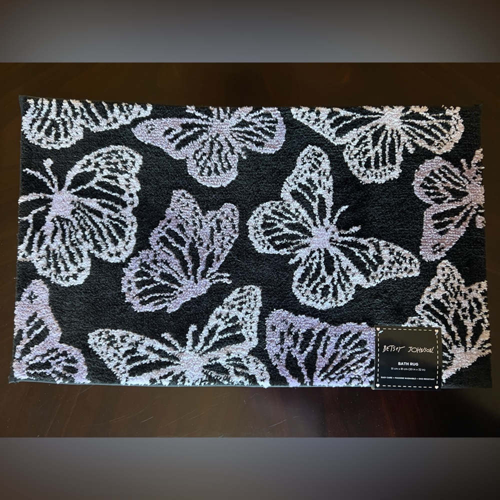 Betsey Johnson Butterfly Rug